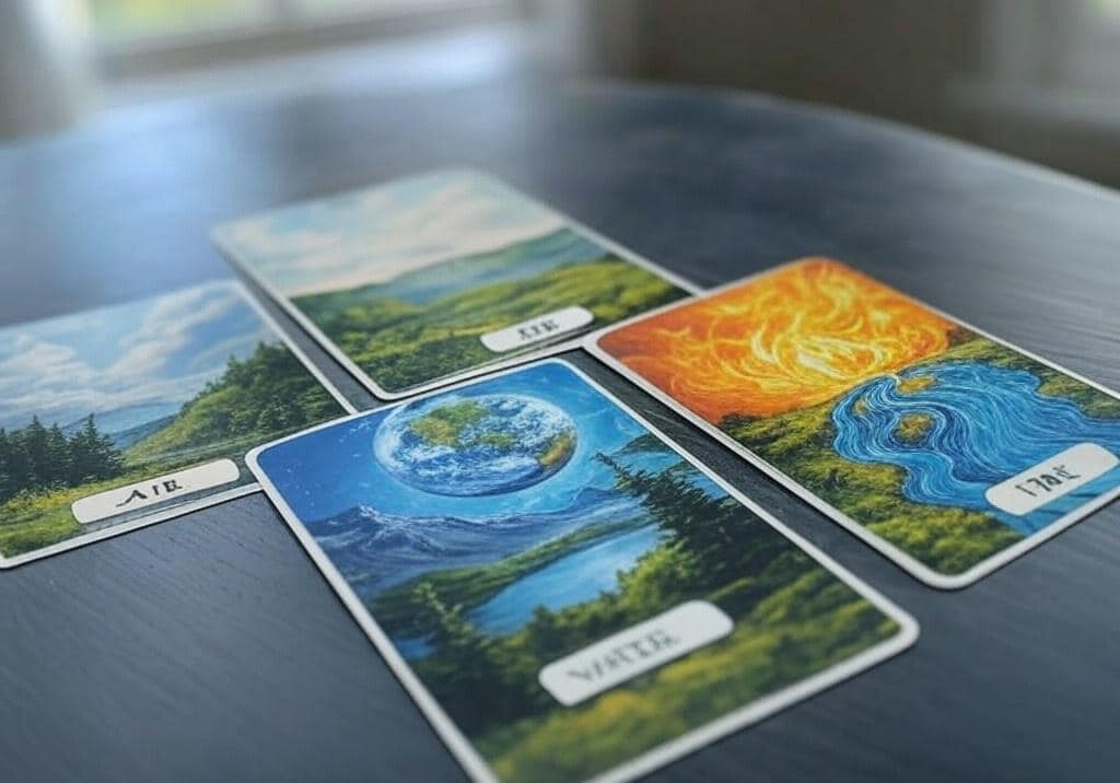 4-Card Reading with the Slavic Folklore Tarot | Elements or Seasons