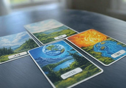 4-Card Reading with the Slavic Folklore Tarot | Elements or Seasons