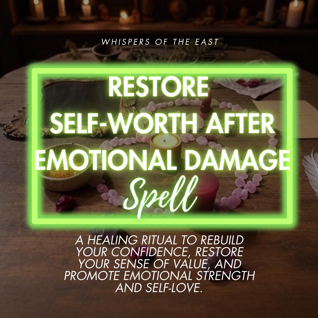 Restore Self-Worth Spell: Emotional Healing Ritual (PDF Included)