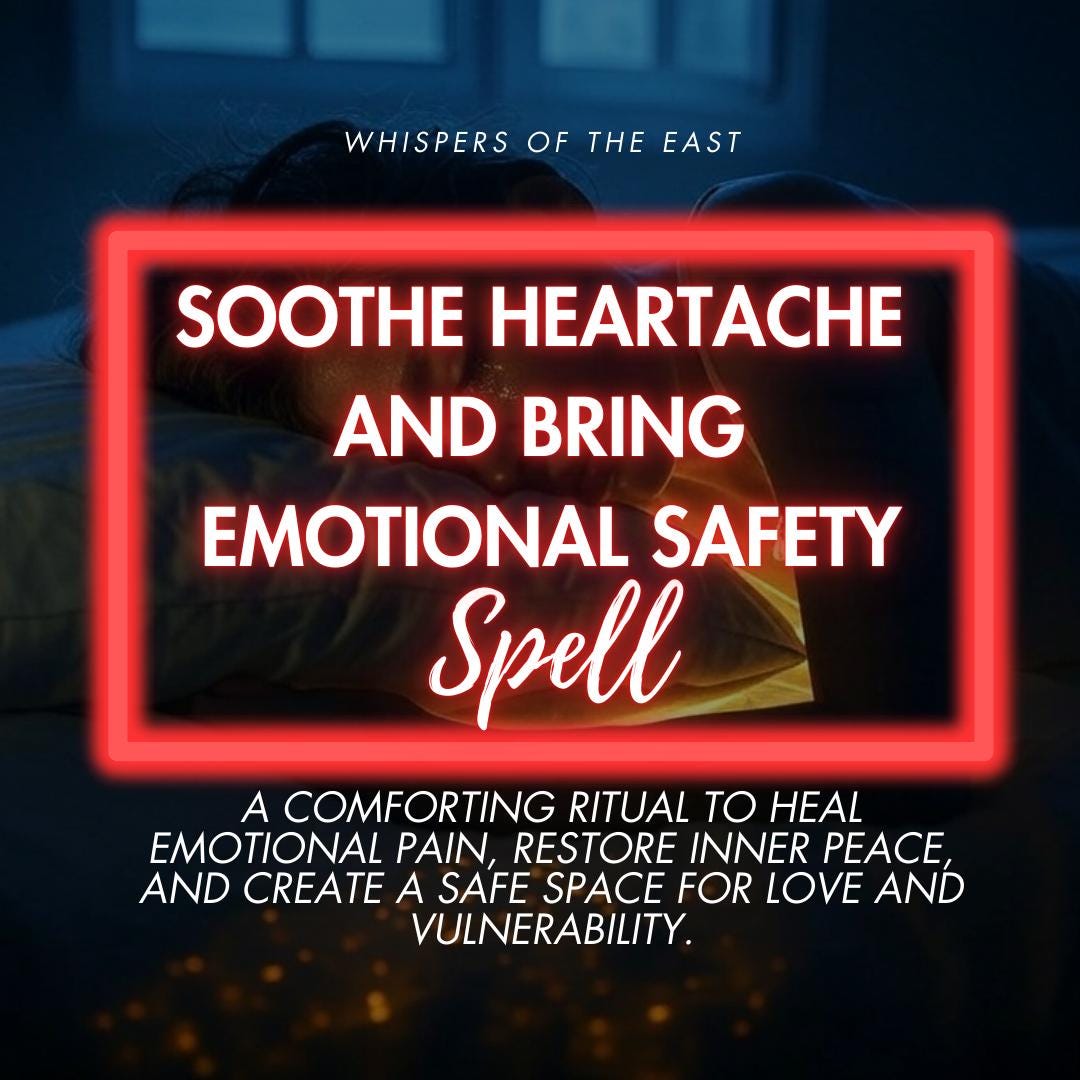 Slavic Heartache Soothing Spell: Emotional Safety & Inner Peace (PDF Included)