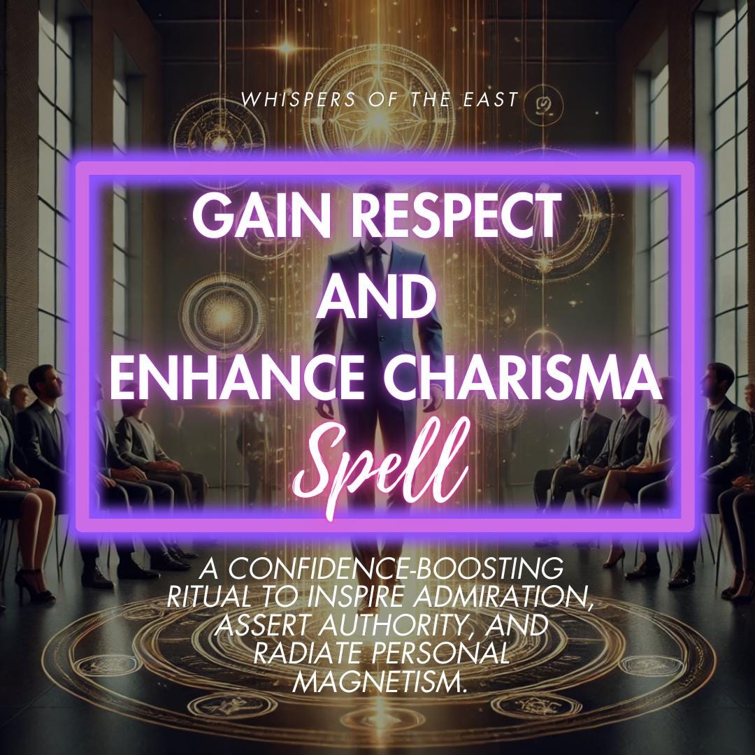 Charisma Spell: Command Respect & Radiate Influence (PDF Report)