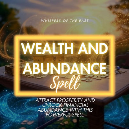 Wealth and Abundance Spell | Attract Prosperity and Financial Success | Full Report & PDF Included
