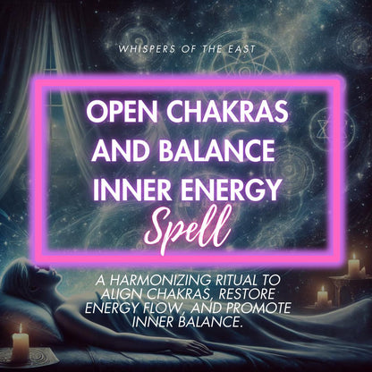 Chakra Balancing Spell: Personalized Energy Healing (PDF Included)