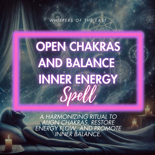 Chakra Balancing Spell: Personalized Energy Healing (PDF Included)